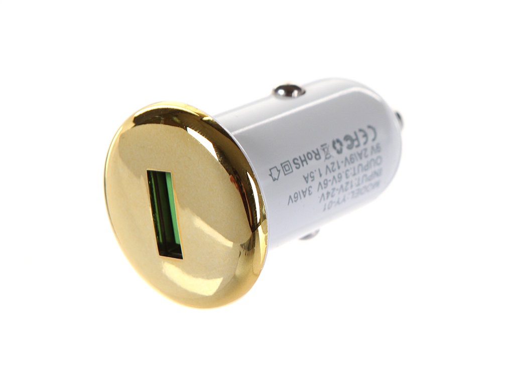 

Зарядное устройство Media Gadget CPS-130UC USB Quick Charge 3.0 Gold MGCPS130UCGD, CPS-130UC