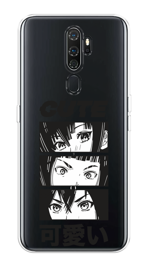 

Чехол на Oppo A5/A9 2020 "Милые аниме девочки", Прозрачный;белый;черный, 251950-1