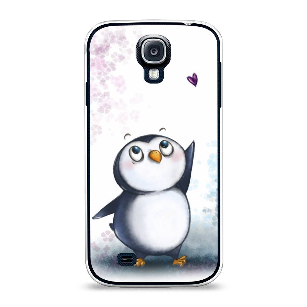 

Чехол Awog на Samsung Galaxy S4 / Самсунг S4 "Пингвин и сердечко", 23950-1