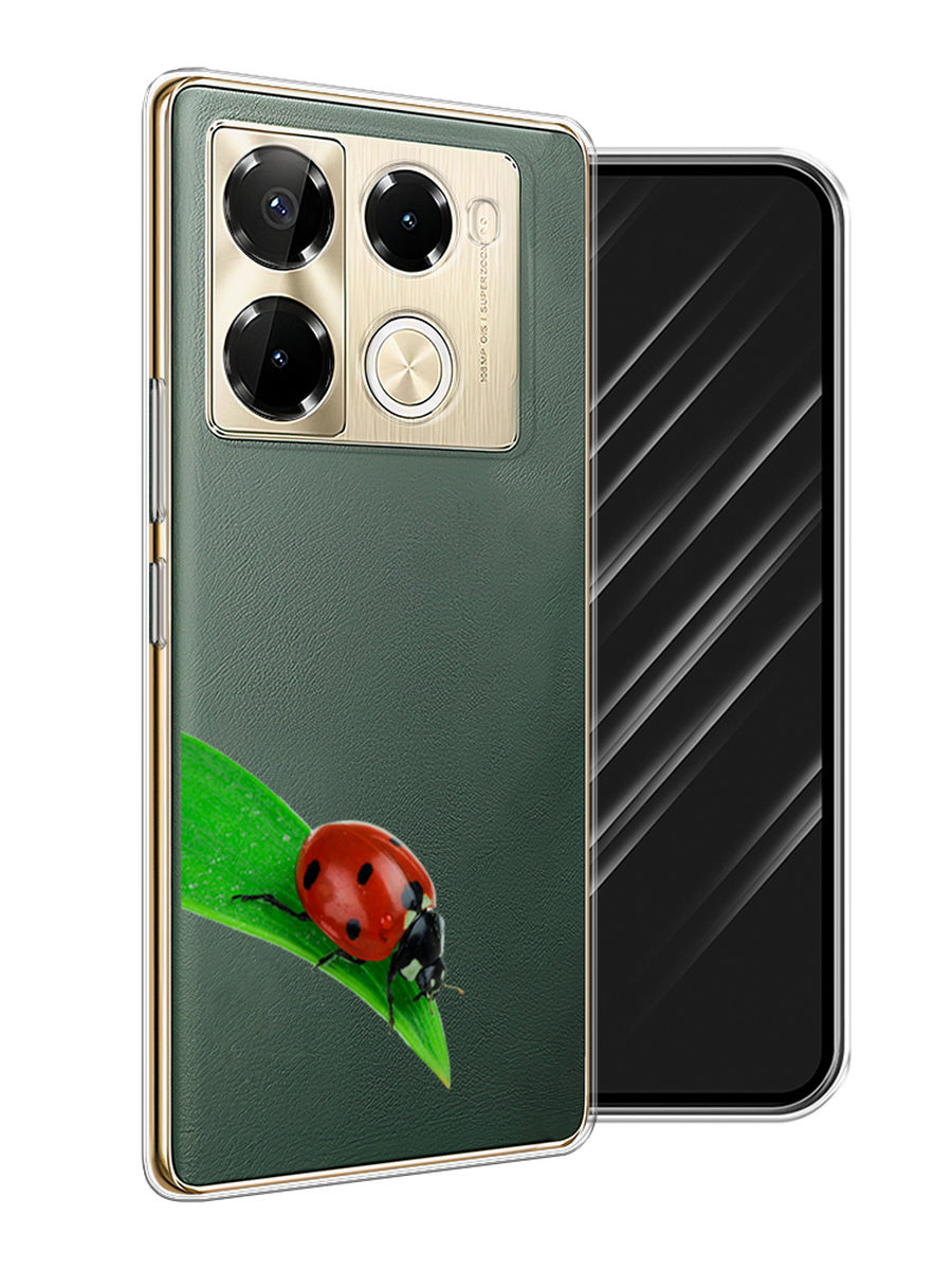 

Чехол Awog на Infinix Note 40 Pro 5G/Note 40 Pro Plus "На счастье", Белый;красный;зеленый, 3106050-1
