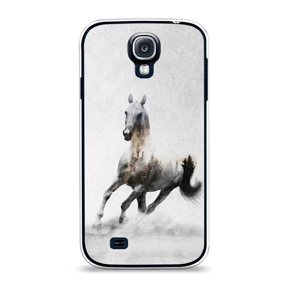 

Чехол Awog на Samsung Galaxy S4 / Самсунг S4 "Лошадь лес", 23950-2