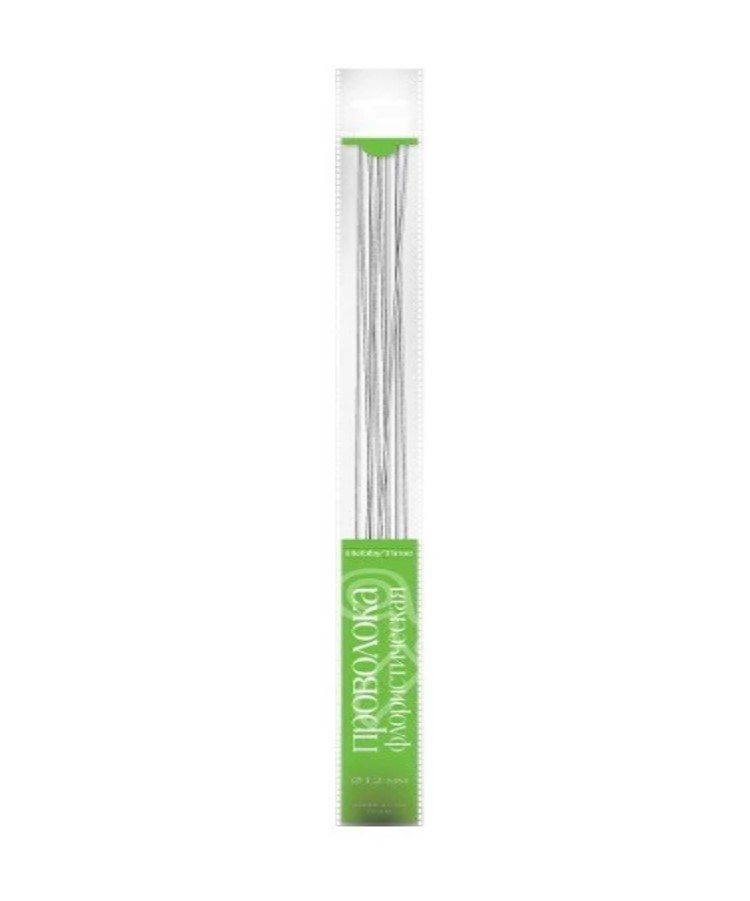 

Проволока ФЛОРИСТИЧЕСКАЯ , диаметр 1,2 MM, 40 СМ, БЕЛАЯ, 10 ШТ., Белый, 2-482/04