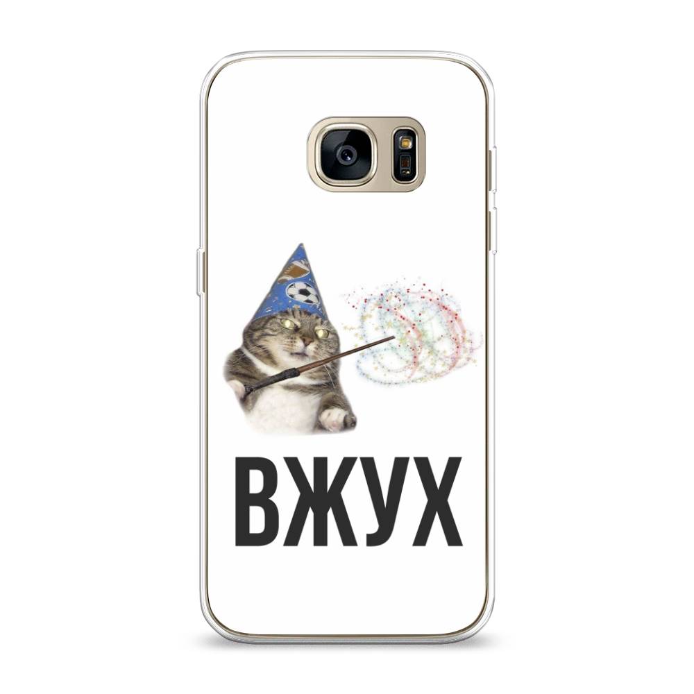 

Чехол Awog на Samsung Galaxy S7 "Вжух 2", Белый;черный;серый, 24550-9