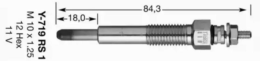 

Свеча Накала NGK арт. 6900