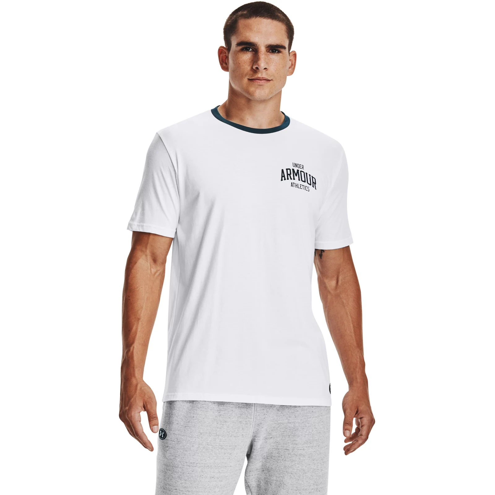фото Футболка мужская under armour 1366460-100 белая xl
