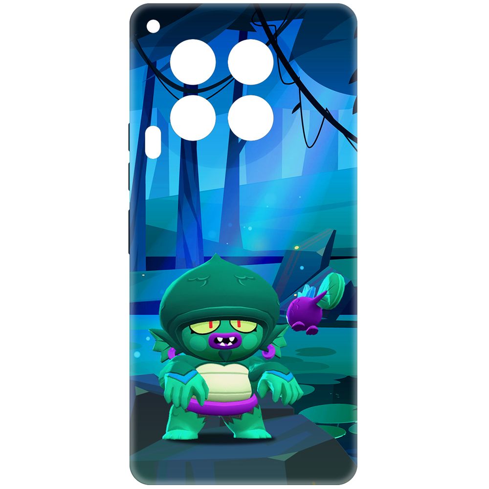 

Чехол-накладка Krutoff Soft Case Brawl Stars - Болотный Джин для TECNO Camon 30 5G черный