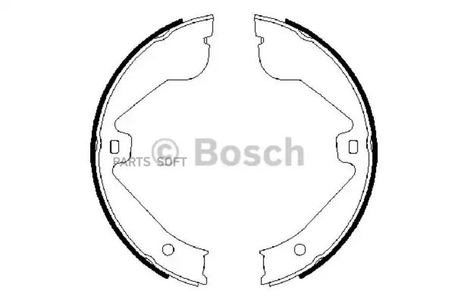 

Колодки тормозные Bosch барабанные 986487705