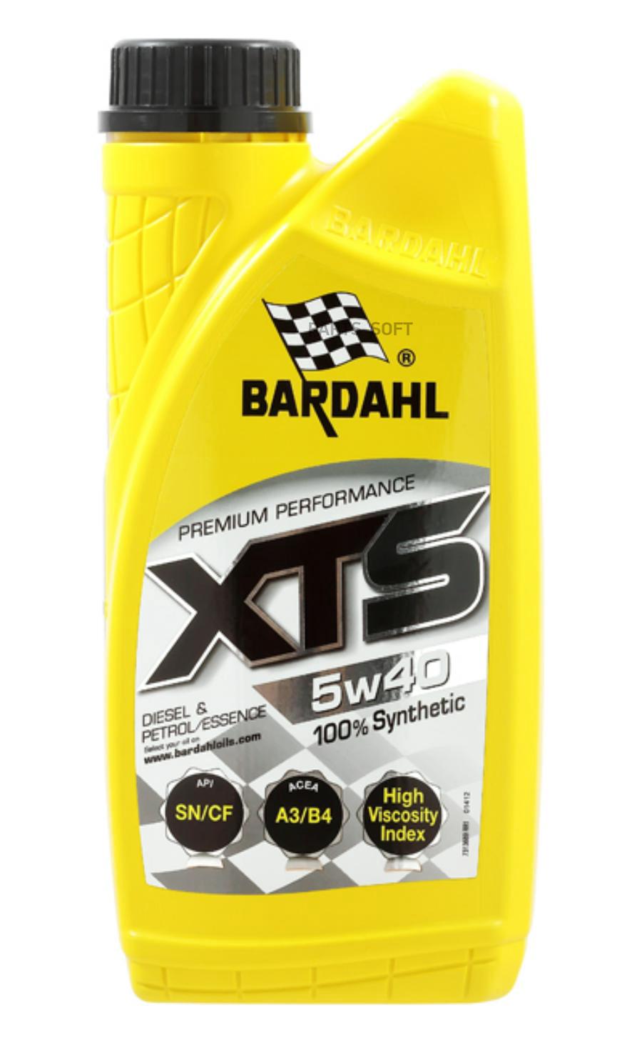 

Моторное масло BARDAHL XTS синтетическое 5W40 1л