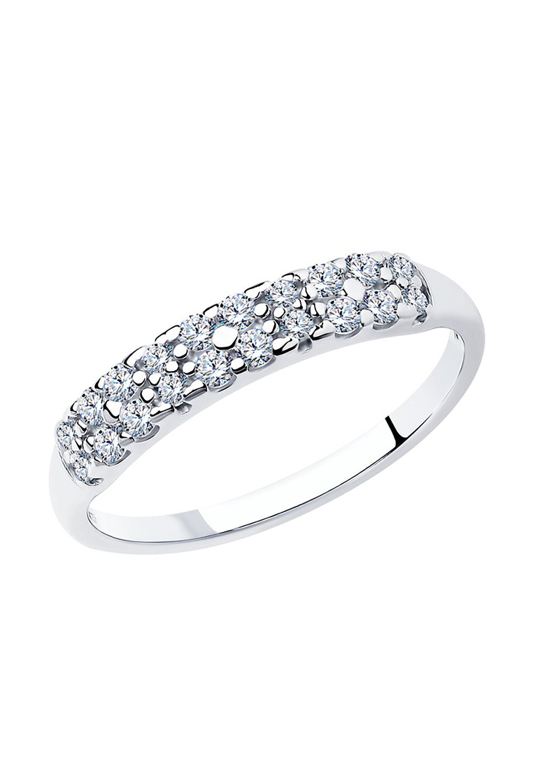 Кольцо из серебра с фианитом р. 17,5 Kari Jewelry К630-2085