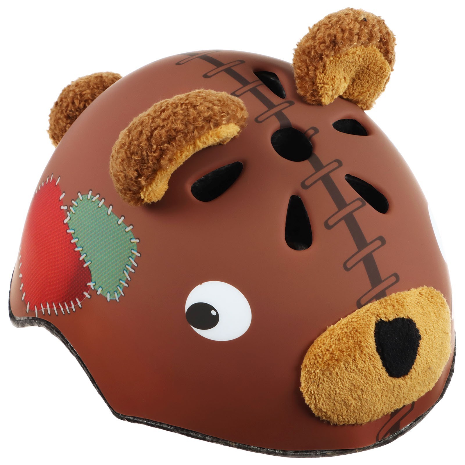 фото Велосипедный шлем corsa медвежонок, коричневый, s
