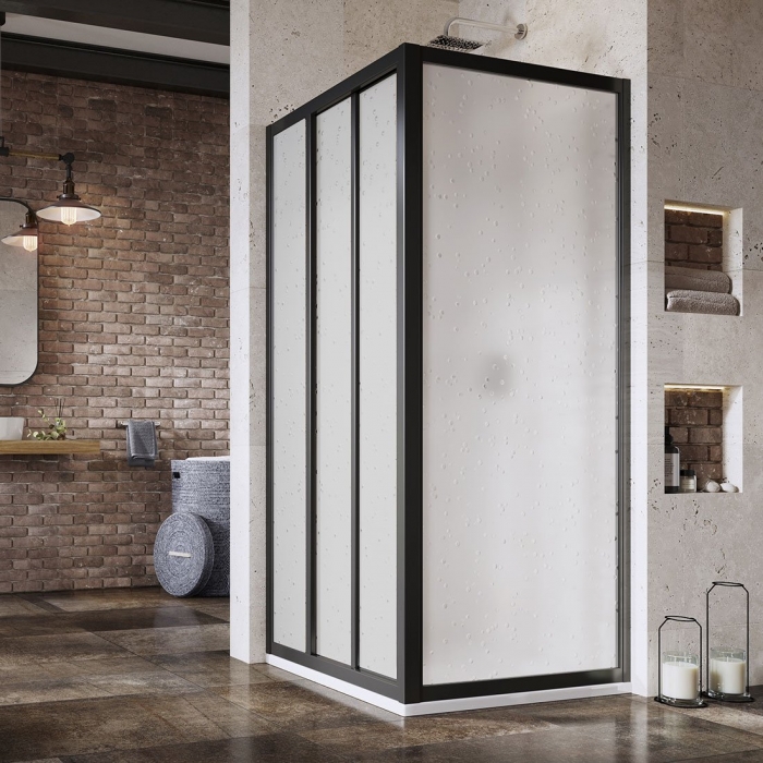 

Душевой уголок Ravak Supernova ASDP3/APSS 100x90 198 черный Pearl