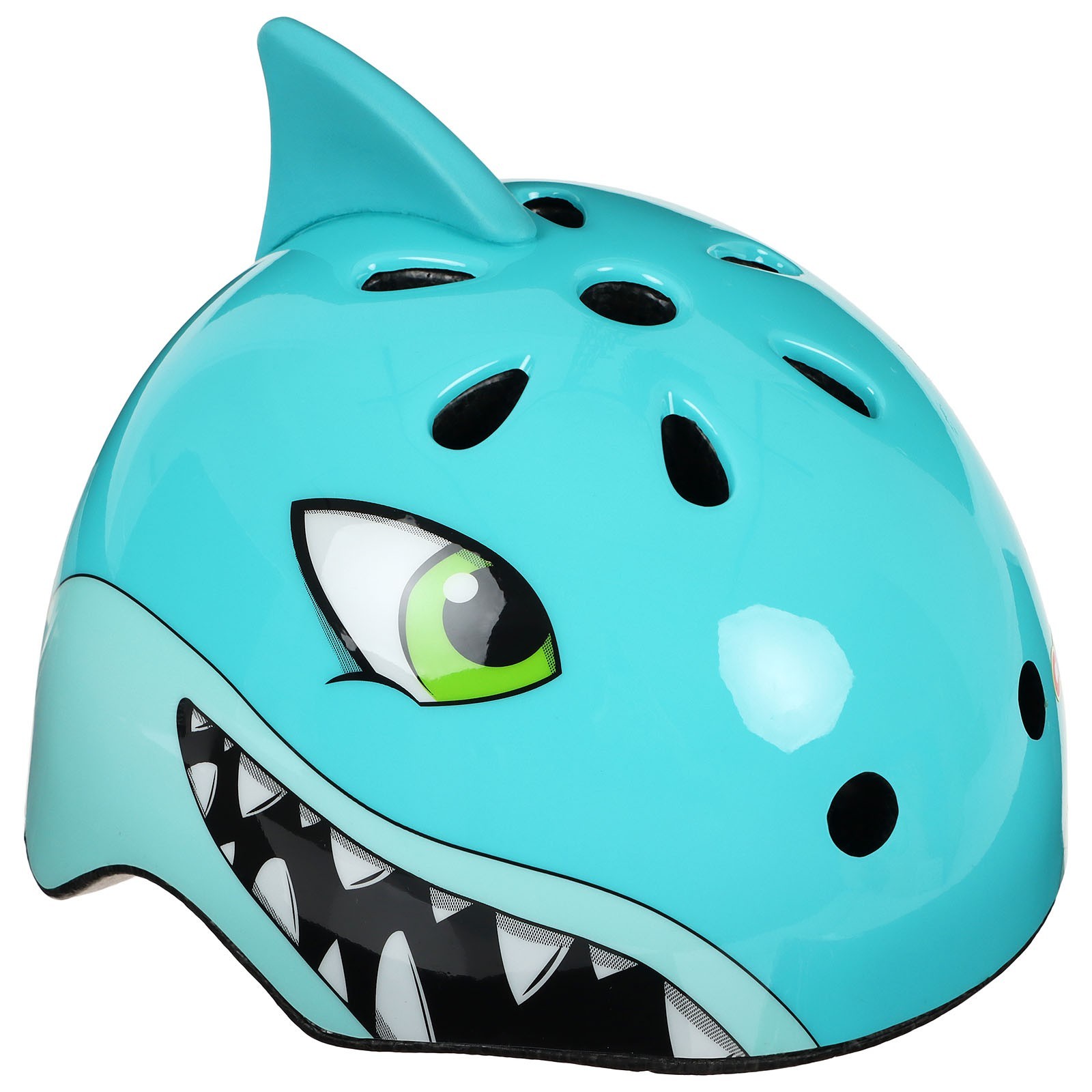 фото Велосипедный шлем corsa акула, бирюзовый, m