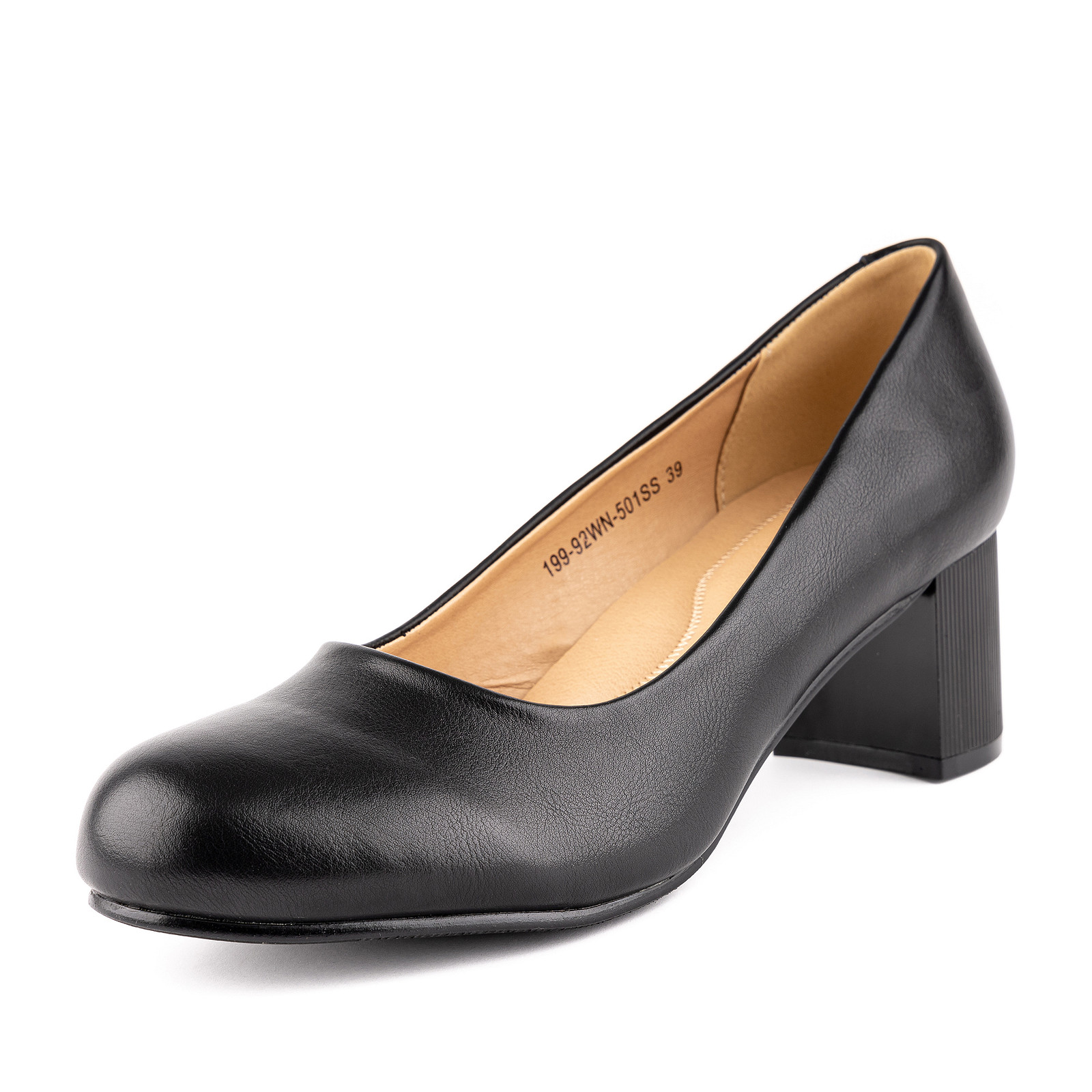 

Туфли женские Marisetta 199-92WN-501SS черные 37 RU, Черный, 199-92WN-501SS