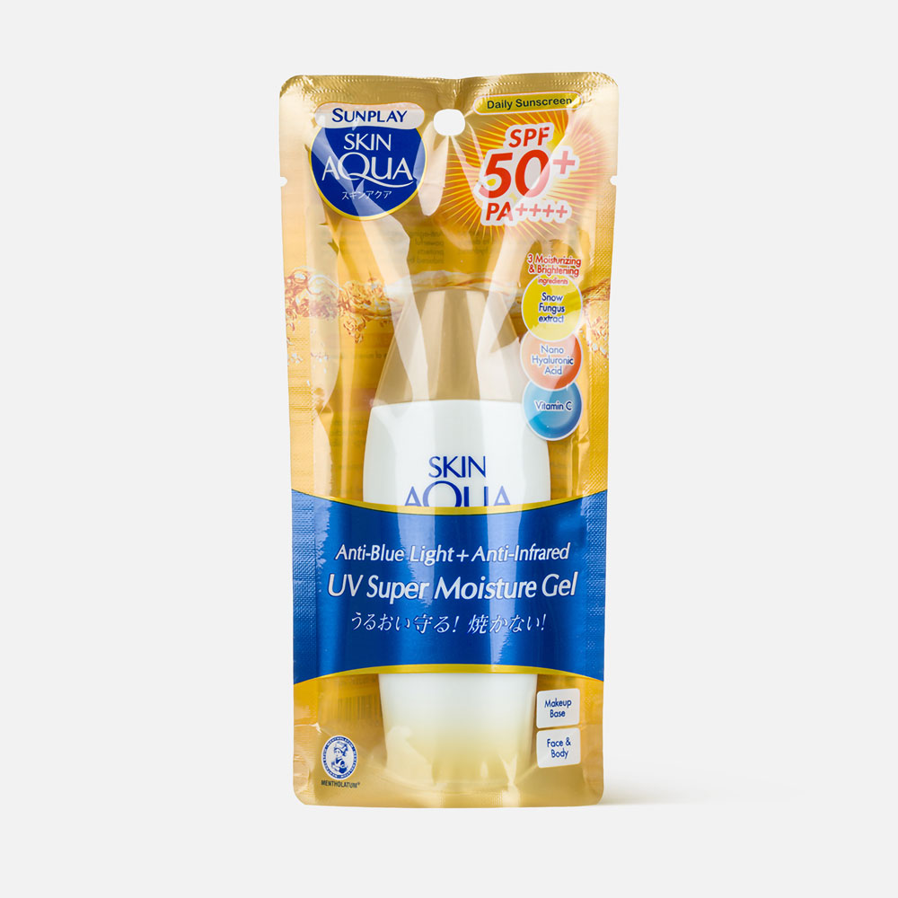 

Солнцезащитный гель для лица и тела Sunplay Skinaqua SPF50 PA++++ увлажняющий 80 г
