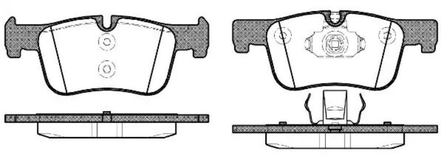 

Колодки Дисковые Передние Bmw 1 F20 1.6I/1.8I/2.0D 11> Remsa 147800 1478 00