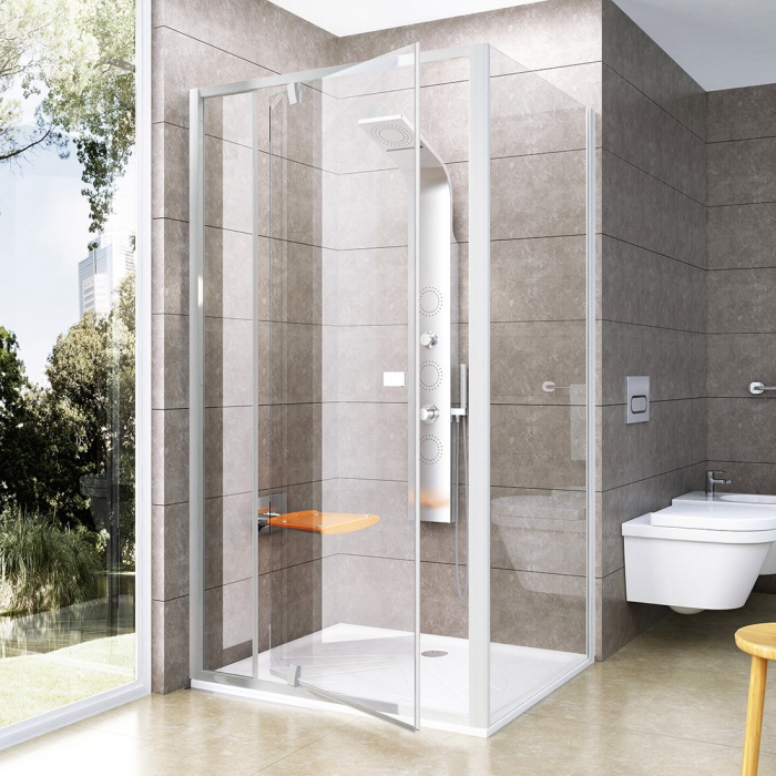 

Душевой уголок Ravak Pivot PDOP2/PPS 120x90 белый/белый