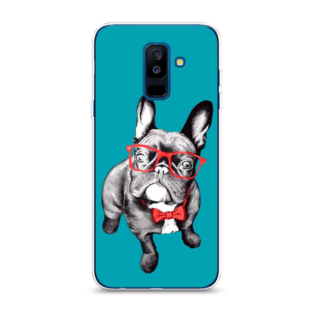 

Чехол на Samsung Galaxy A6 Plus "Французский бульдог", 26050-1