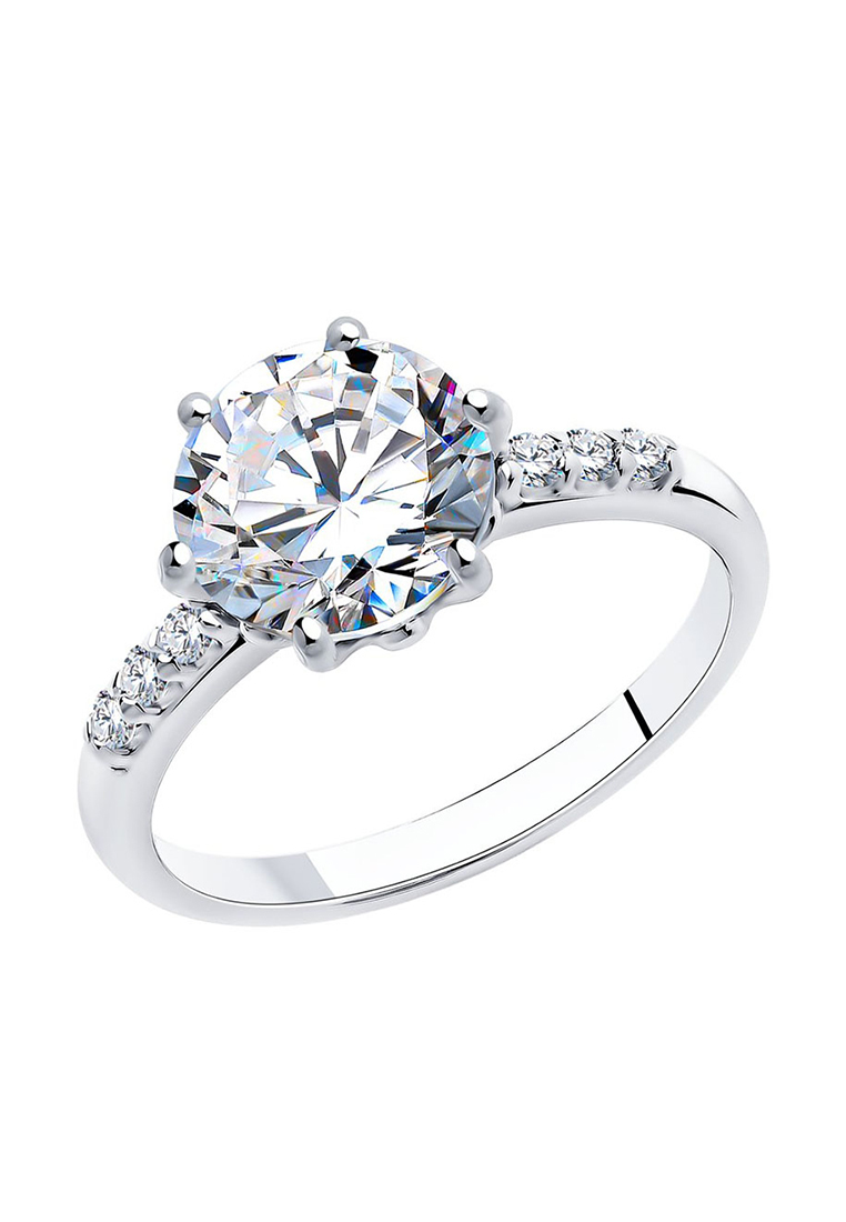 

Кольцо из серебра р.  Kari Jewelry К630-2096, фианит, К630-2096