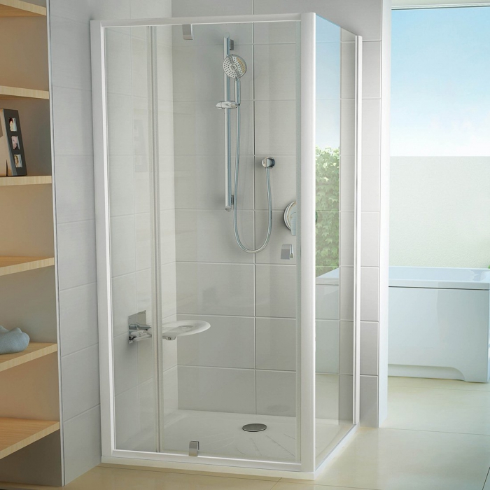 

Душевой уголок Ravak Pivot PDOP2/PPS 100x80 белый/хром