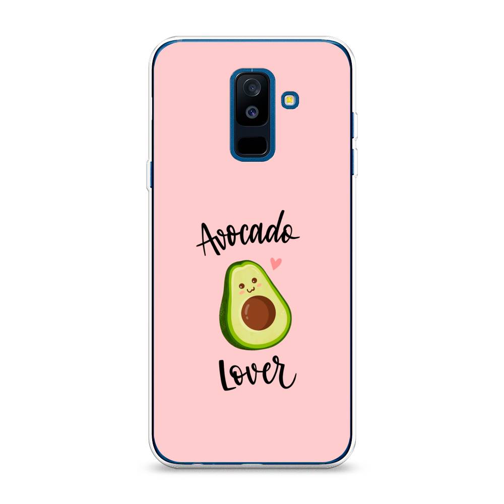 

Чехол на Samsung Galaxy A6 Plus "Avocado lover", Розовый;зеленый, 26050-6