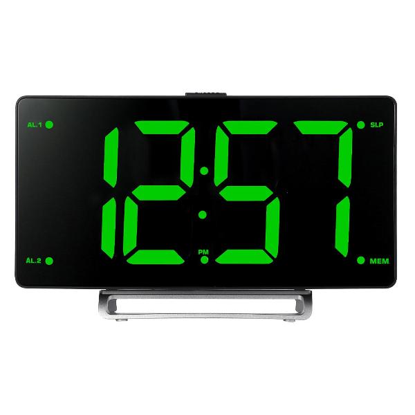 

Часы с радио Soundmax SM-1561U Black/Green, SM-1561U Black/Green