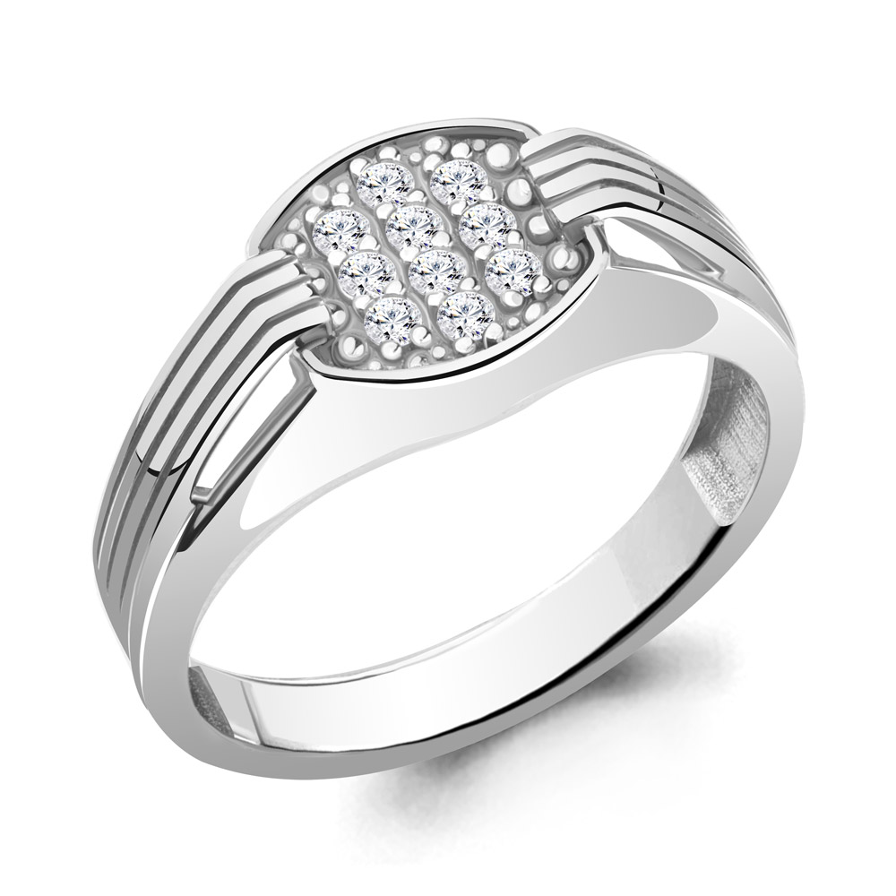

Кольцо из серебра с фианитом Aquamarine Aquamarine 67707А_925_р р, 67707А_925_р