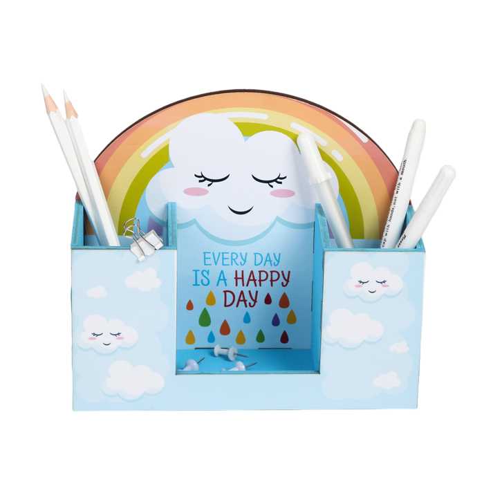 

Органайзер для канцтоваров Every day is a happy day облако