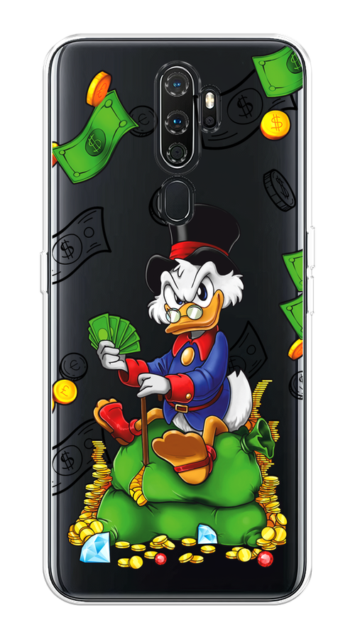 

Чехол на Oppo A5/A9 2020 "Scrooge Richness", Черный;синий;зеленый, 251950-1