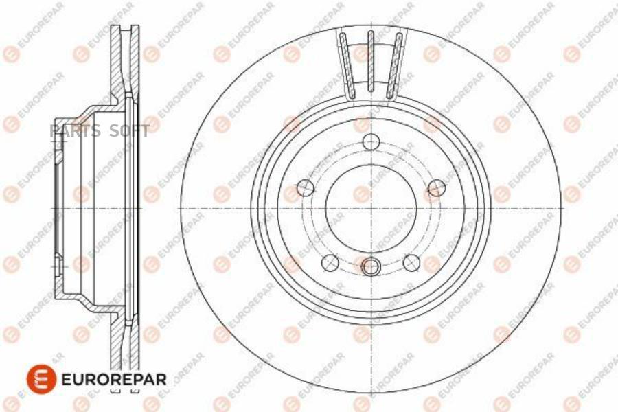 EUROREPAR Диск тормозной BMW 1 (E81) 130 i 2006>