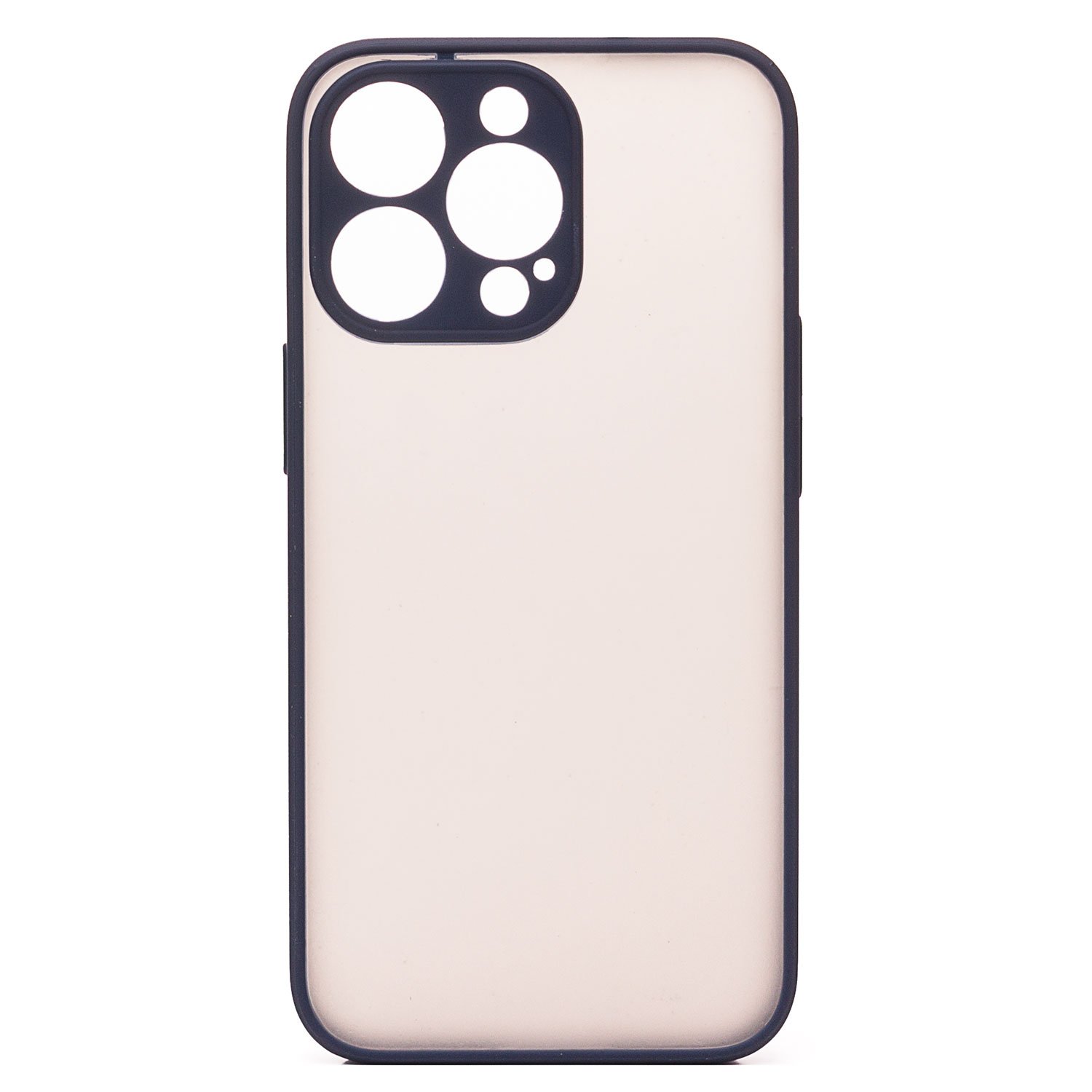 

Чехол iPhone 13 Pro Max пластиковый с окантовкой <синий>, iPhone 13 Pro Max
