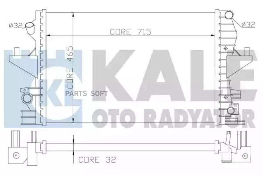 

Радиатор VW Multivan V/Transporter V 03>09 KALE 354000