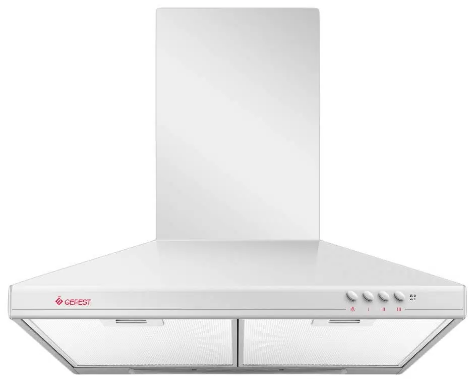 

Вытяжка настенная GEFEST ВО 11 К45 белый, ВО 11 К45