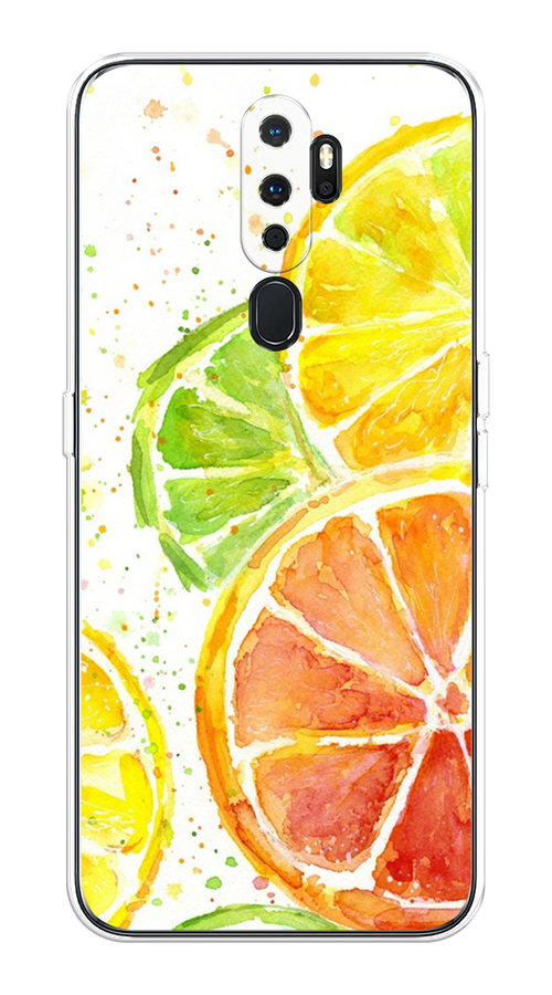 

Чехол на Oppo A5/A9 2020 "Цитрусовые", Белый;желтый;красный;зеленый, 251950-1
