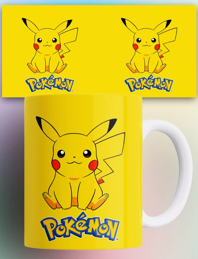 

Кружка с принтом аниме Покемон Пикачу Pokemon Picachu anime, Кружка Покемон Пикачу/Pokemon Picachu/аниме/anime/принт. 330 мл