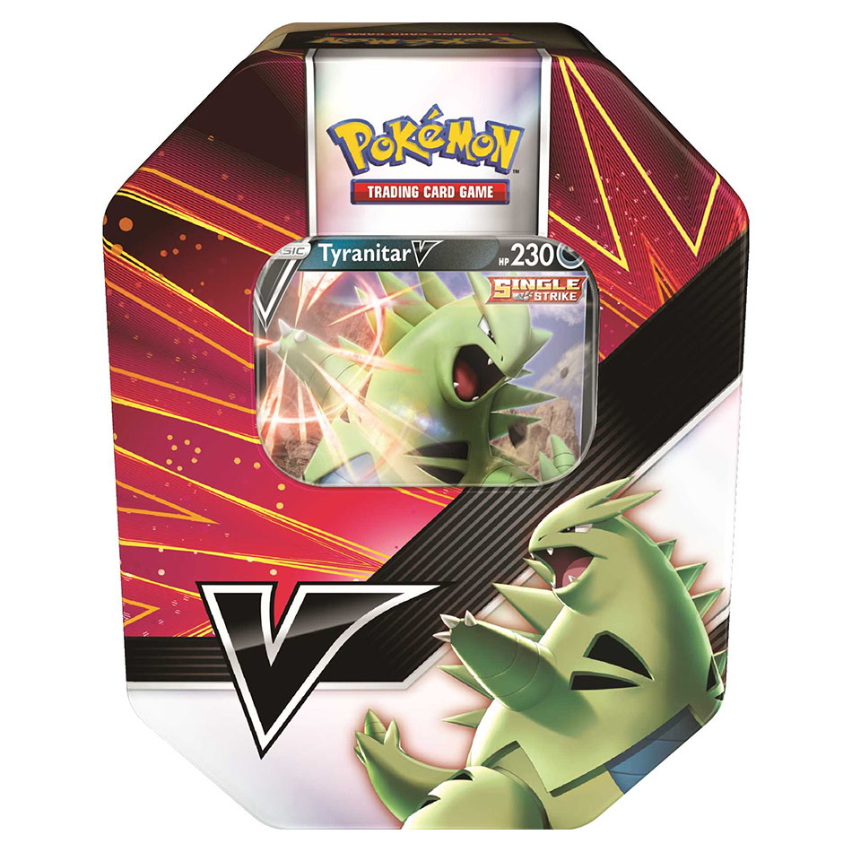 

Дополнение для настольной игры Nintendo Pokemon V Strikers Tin Tyranitar V, на англ. яз.