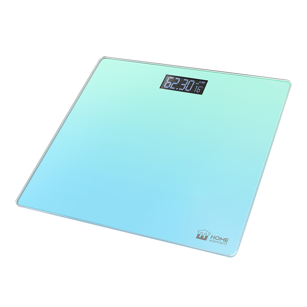 Весы напольные Home Element HE-SC906 голубой весы напольные hyundai h bs03783 макс 180 кг голубой