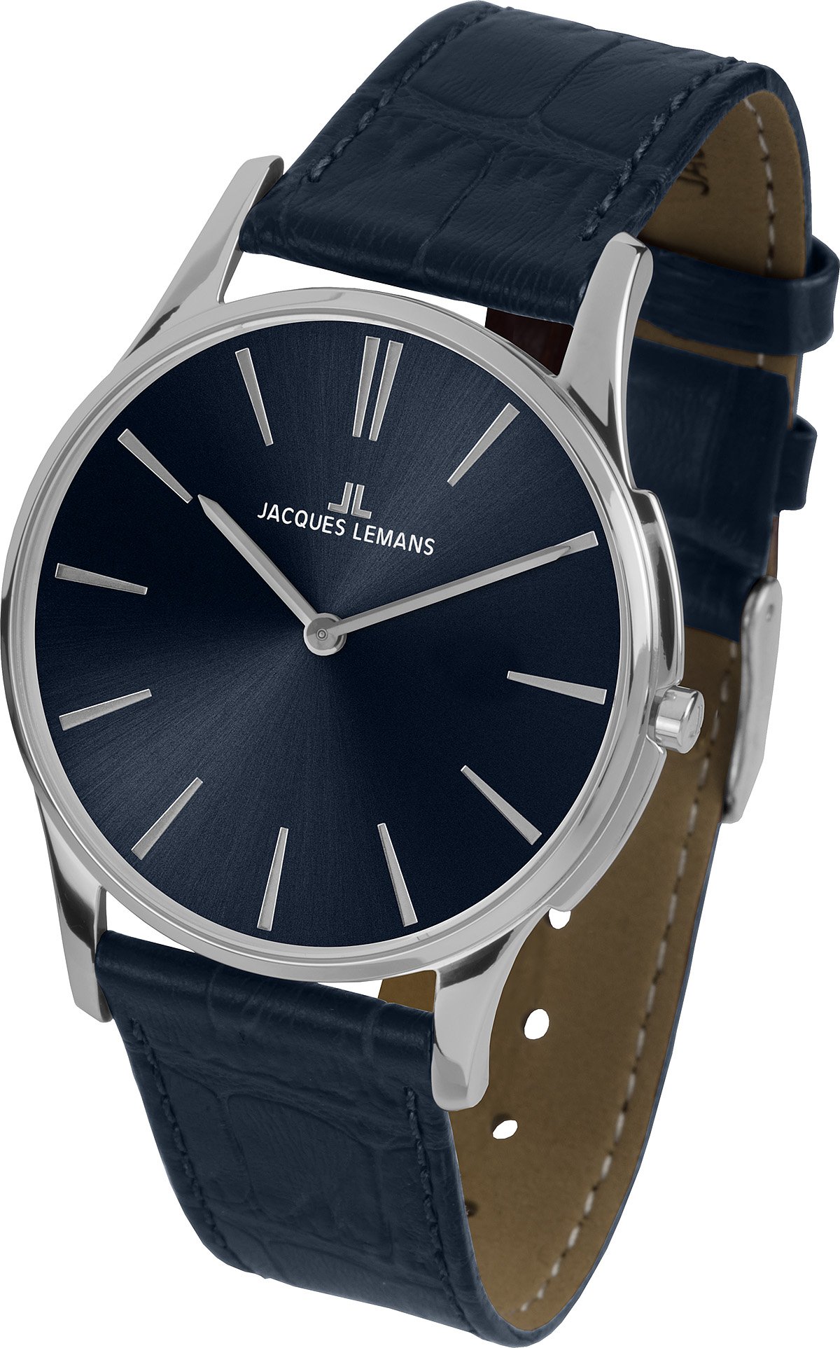 Наручные часы женские Jacques Lemans 1-1938C черные/синие