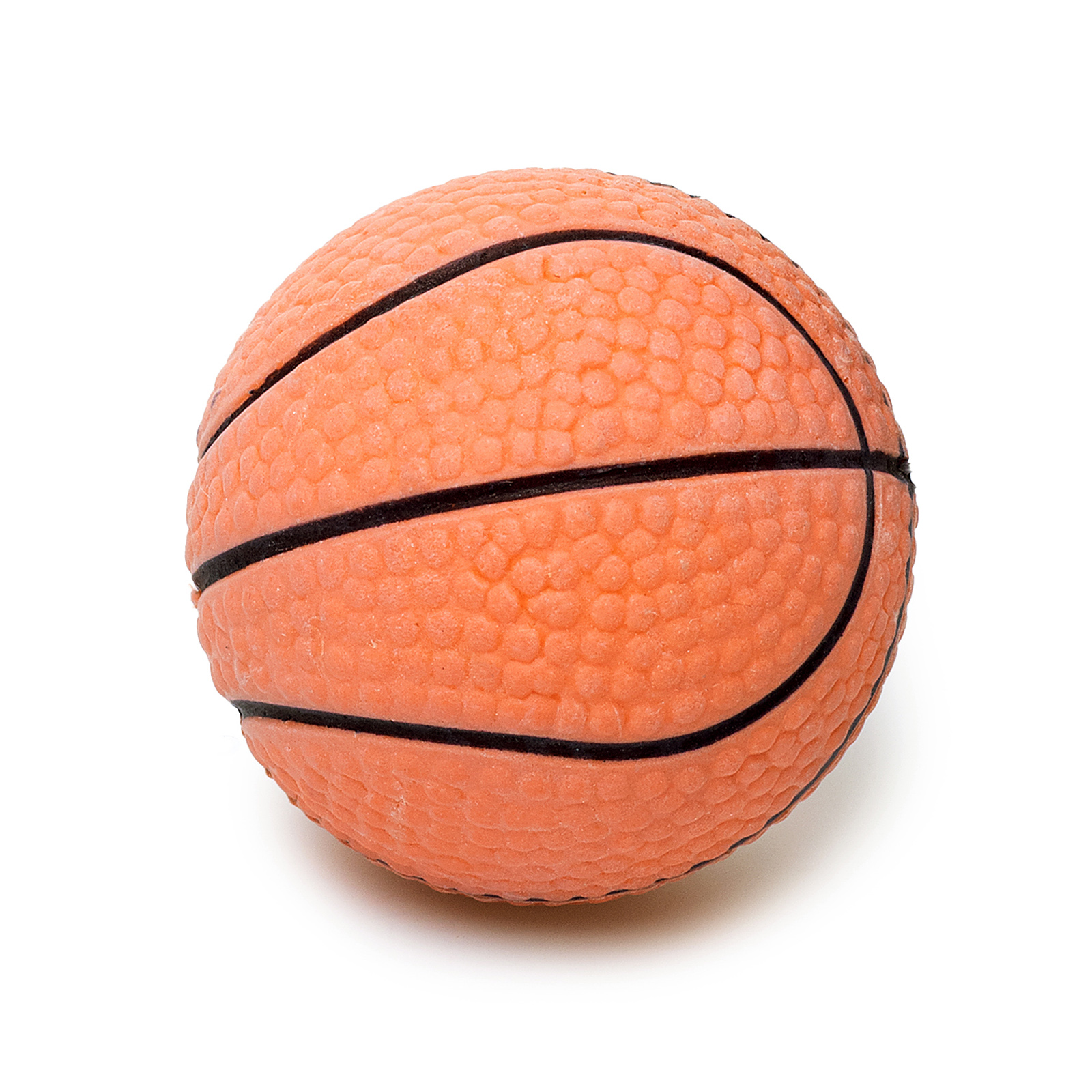 Игрушка для собак из пенорезины, DUVO+ Мяч баскетбольный, оранжевый, 6см