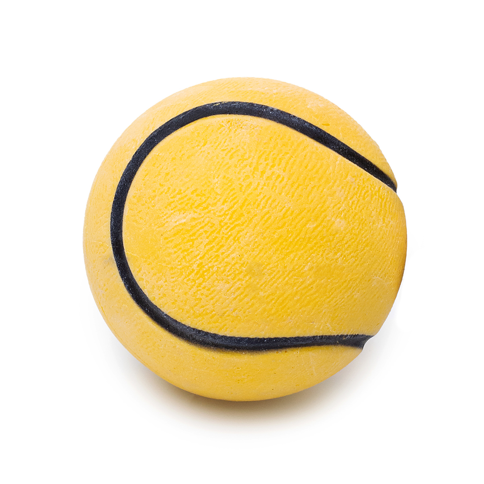 Игрушка для собак из пенорезины, DUVO+ Мяч теннисный, жёлтый, 6см
