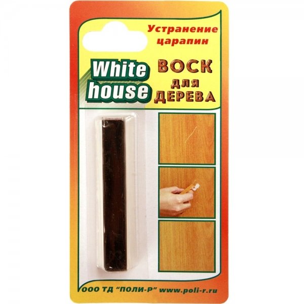 

Воск для дерева White House Черный 15 г, Восковой карандаш для дерева