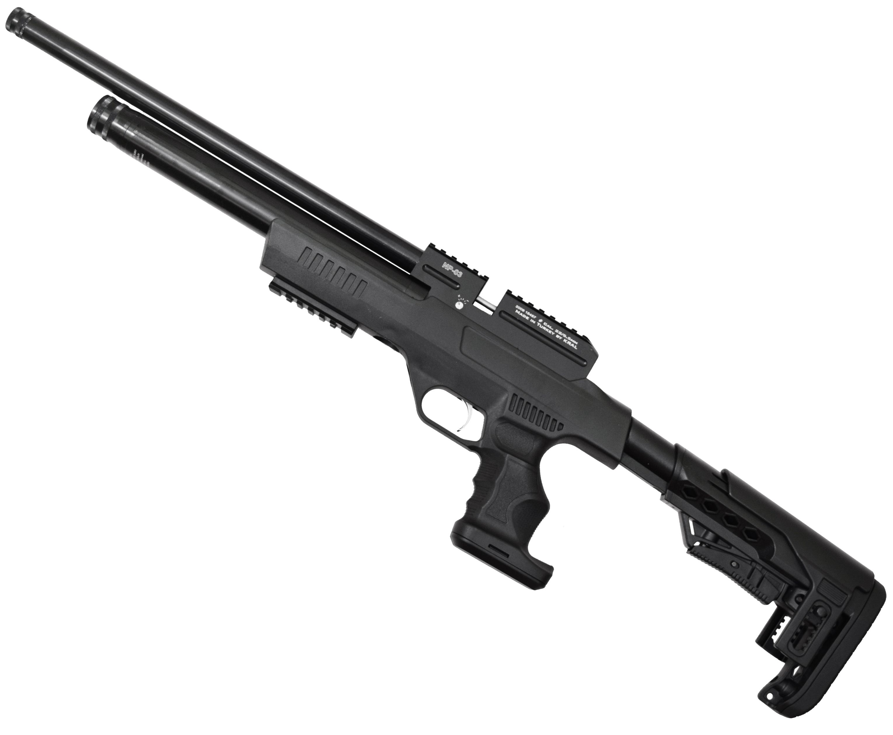 Пневматический пистолет Kral Puncher NP-03 PCP, 5.5 мм, пластик