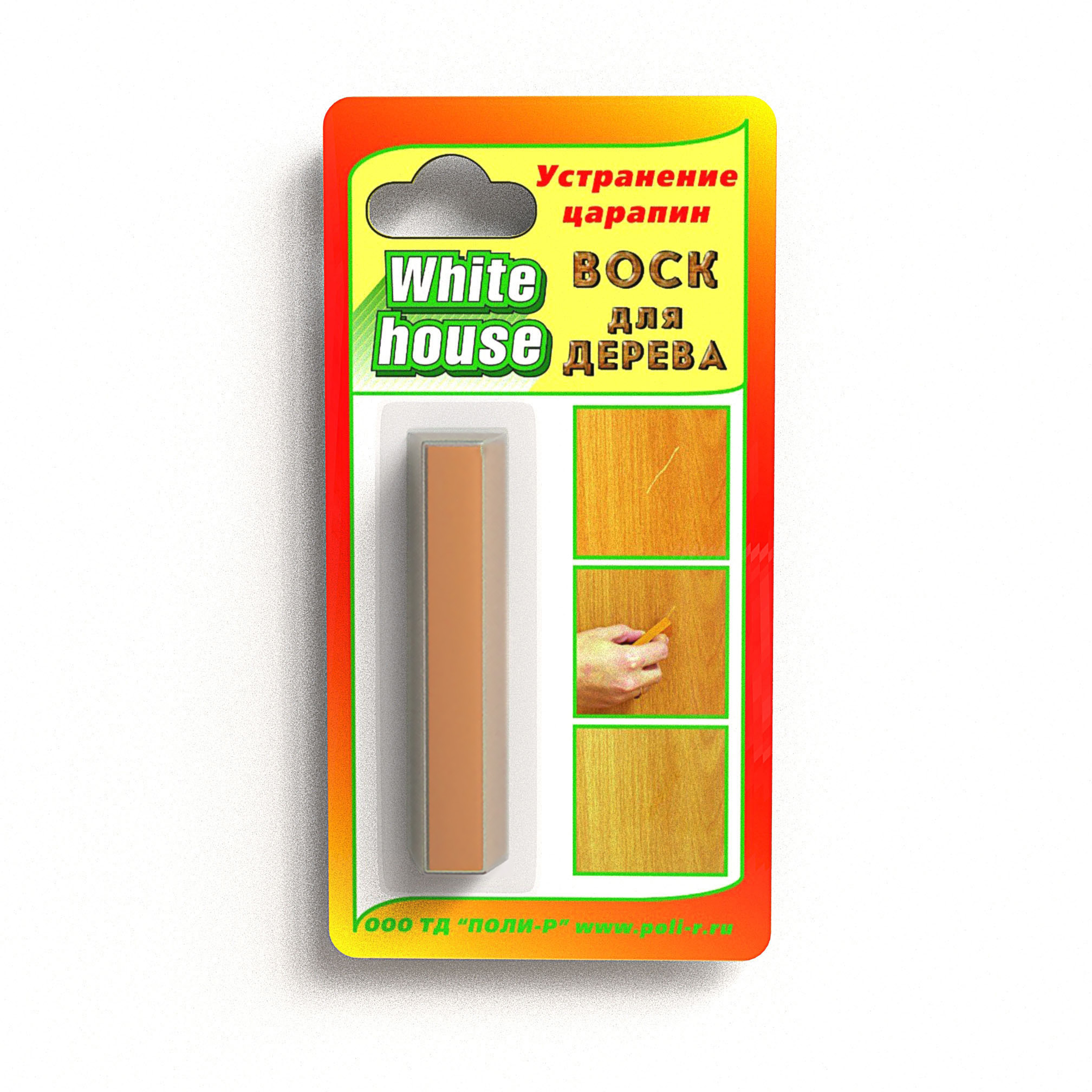 Воск для дерева White House Миланский орех светлый 15 г