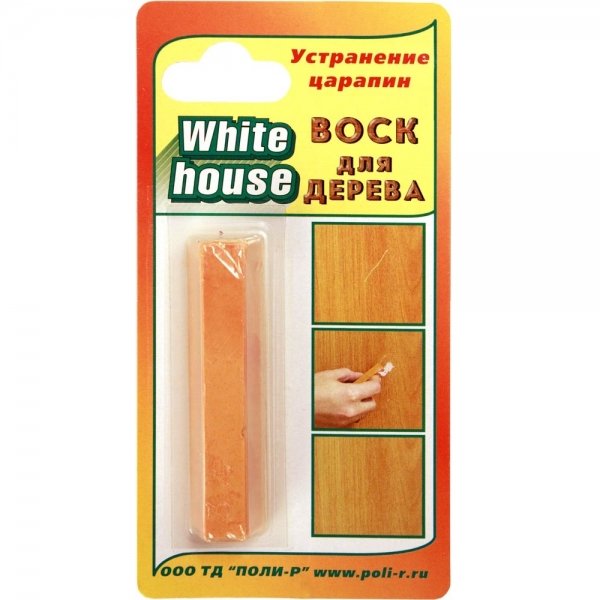 

Воск для дерева White House Миланский орех светлый 15 г, Коричневый, Восковой карандаш для дерева
