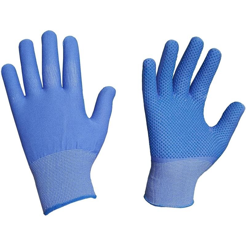 Перчатки рабочие нейлоновые с ПВХ Точка класс вязки 15 размер 7-9, 1372123 рабочие нейлоновые перчатки master pro®