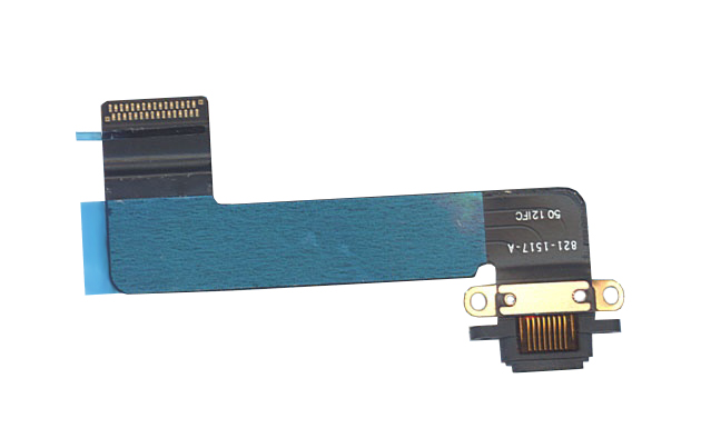 Шлейф с разъемом питания для Apple IPad mini черный (Dock Connector Charger Flex) P/N: 821