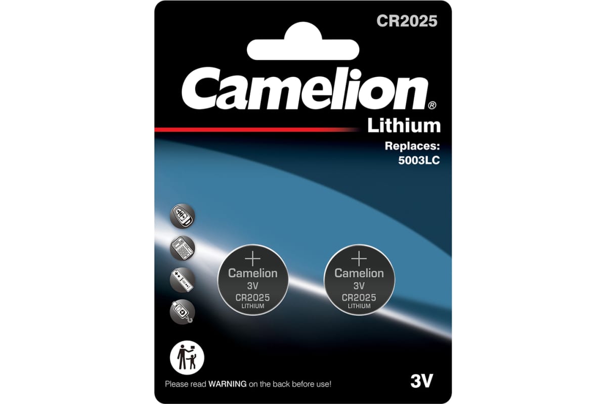 

Батарейки Camelion CR 2025 2 шт