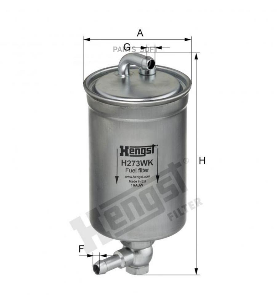 

Фильтр Топливный HENGST H273WK