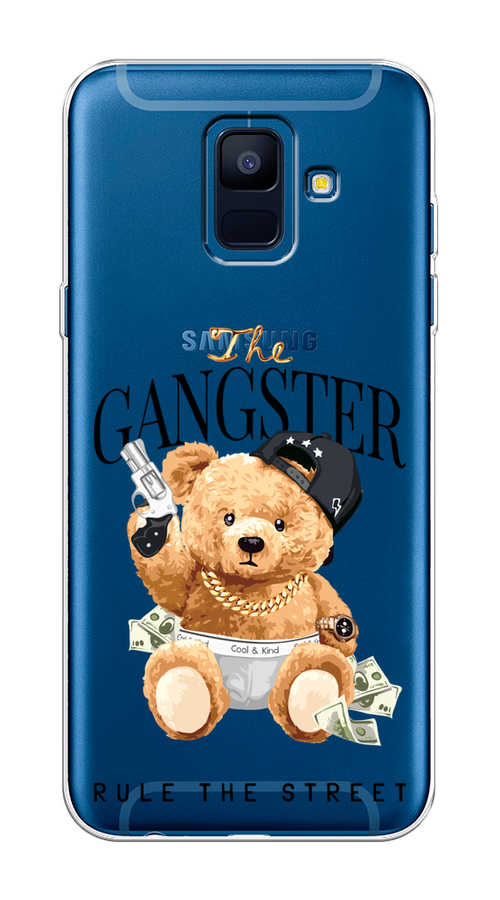 

Чехол на Samsung Galaxy A6 "The Gangster", Бежевый;серый;черный, 25950-6