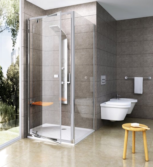 

Душевой уголок Ravak Pivot PDOP1/PPS 80x100 блестящий