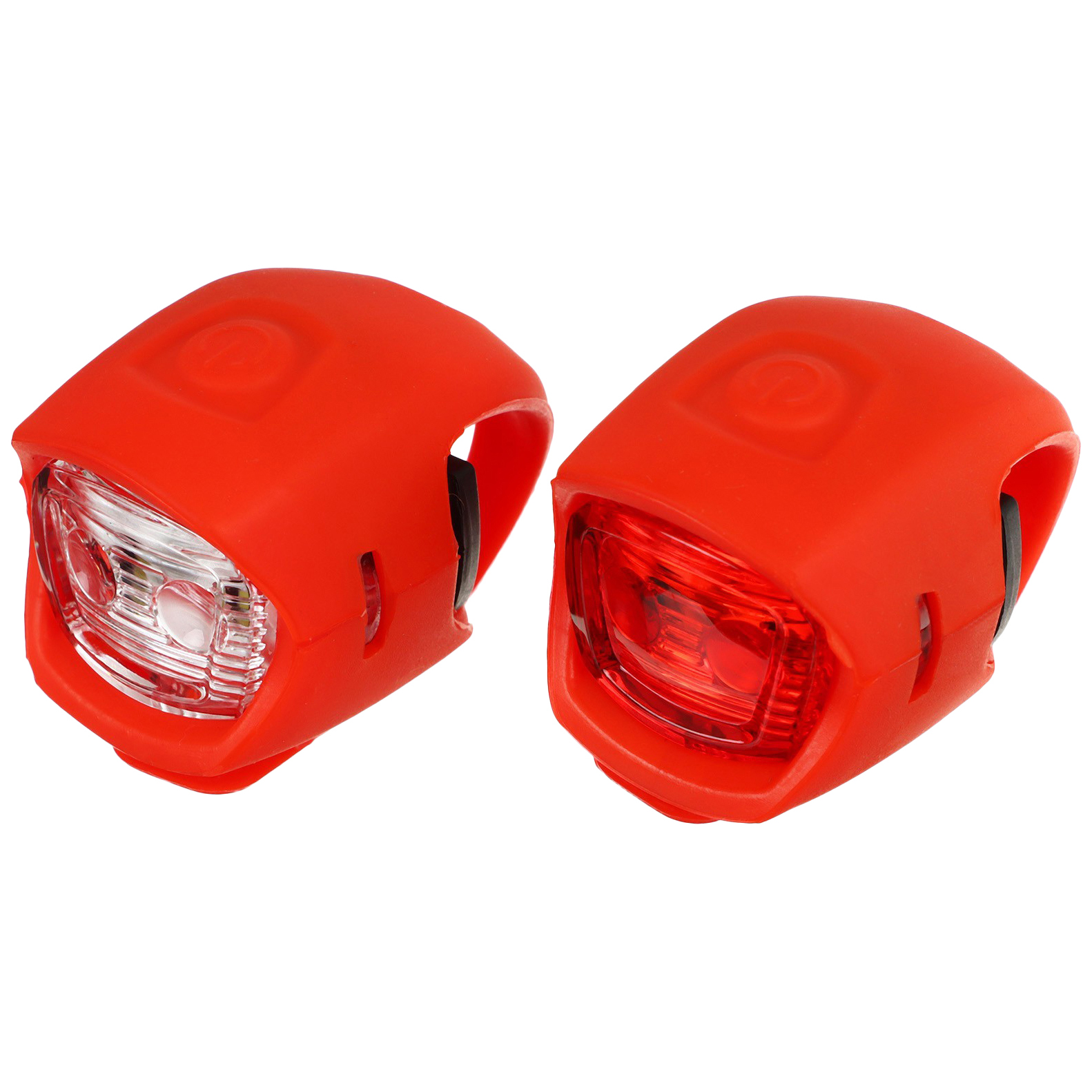 

Комплект велосипедных фонарей Stels JY-3204F+JY-3204T красный